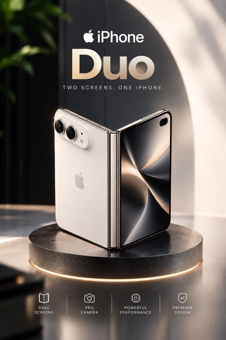 Supplied iPhone Duo concept artwork