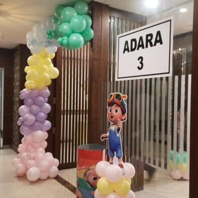 Kids Birthday Banquet Entrance Decoration